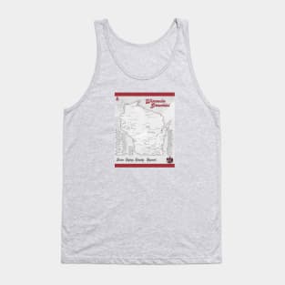 Wisconsin Breweries Map Tank Top